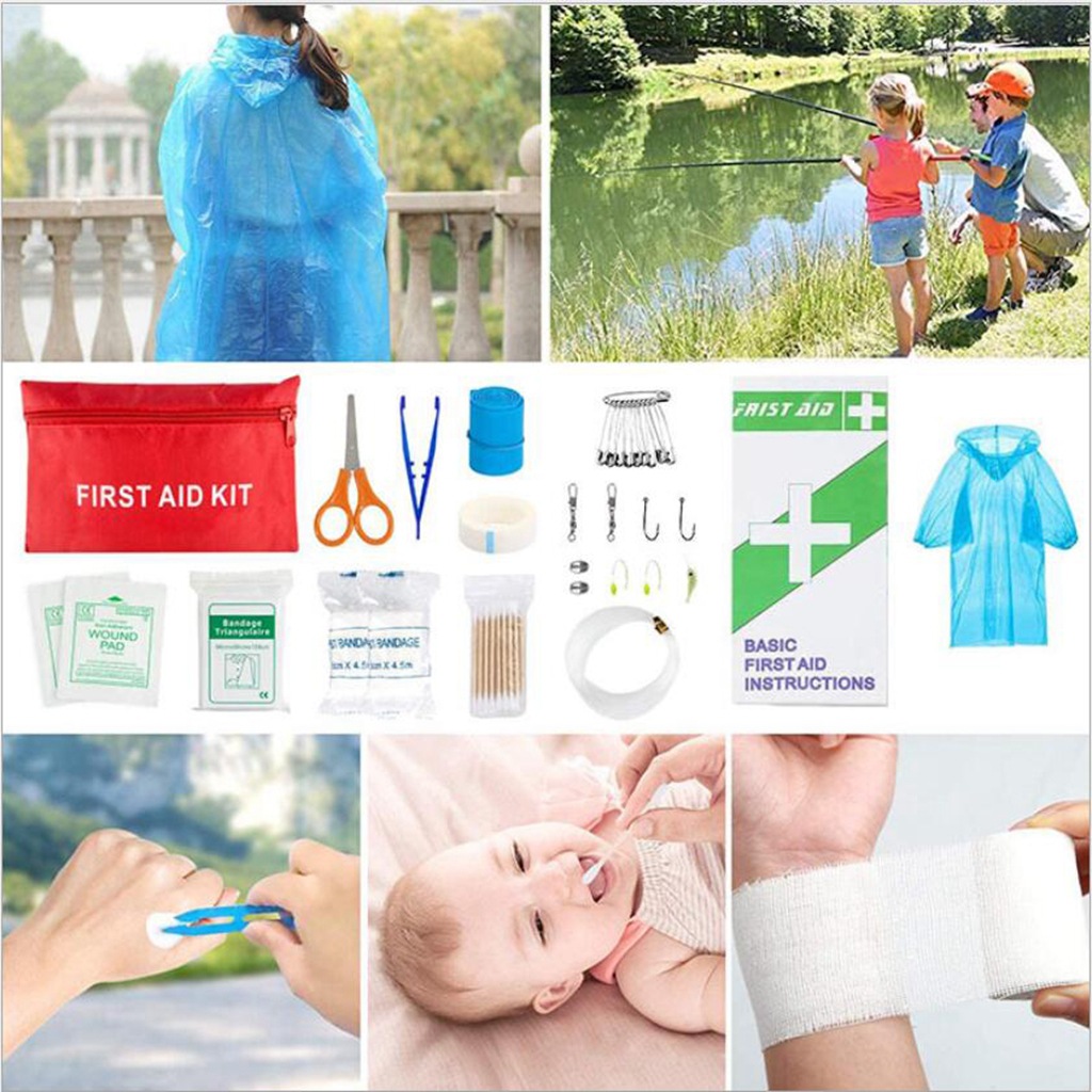Kit pertolongan pertama bertah - First Aid Bag Kit ulasan dan harga