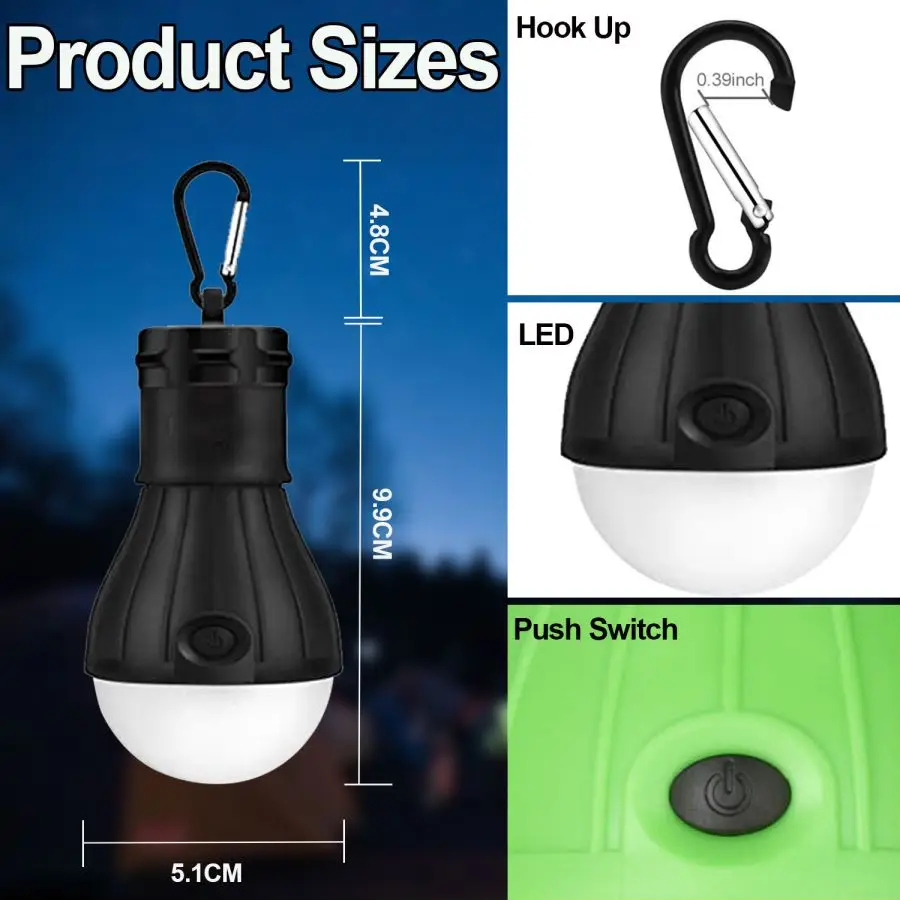 Lampu berkemah LED tenda lampu - Power Outage Light ulasan dan harga