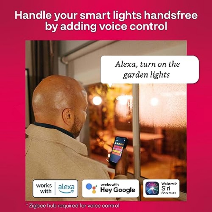 Lampu Luar Ruangan Pintar innr - Philips Light Hue Color ulasan dan harga