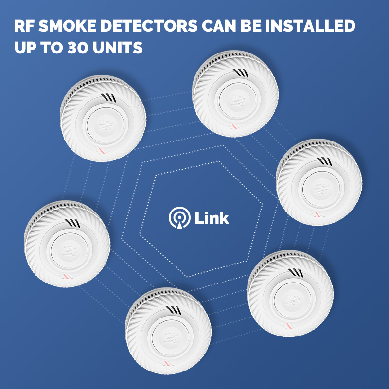 Alarm Asap Terhubung, Detektor - Smoke Detector Interconnected ulasan dan harga